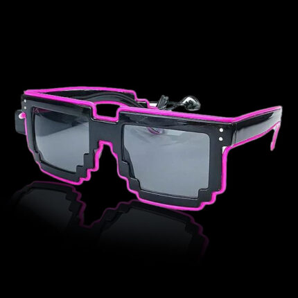 PGS Thug Life Party Sunglasses Bit Pixelated Multicolor