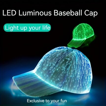 PARTY LED LUMINOUS FIBER OPTIC HAT