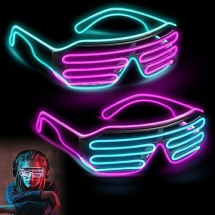 Party Led Glasses Retro Shutter Glasses