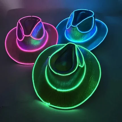 Led Cowboy Party Hat
